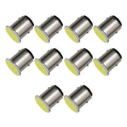 10 Pcs Reverse Turn Signal Light High Brightness Low Power Consumption Error-free White Light Plug And Play 1156/1157 Brake Signal Lamps for Cars Boats